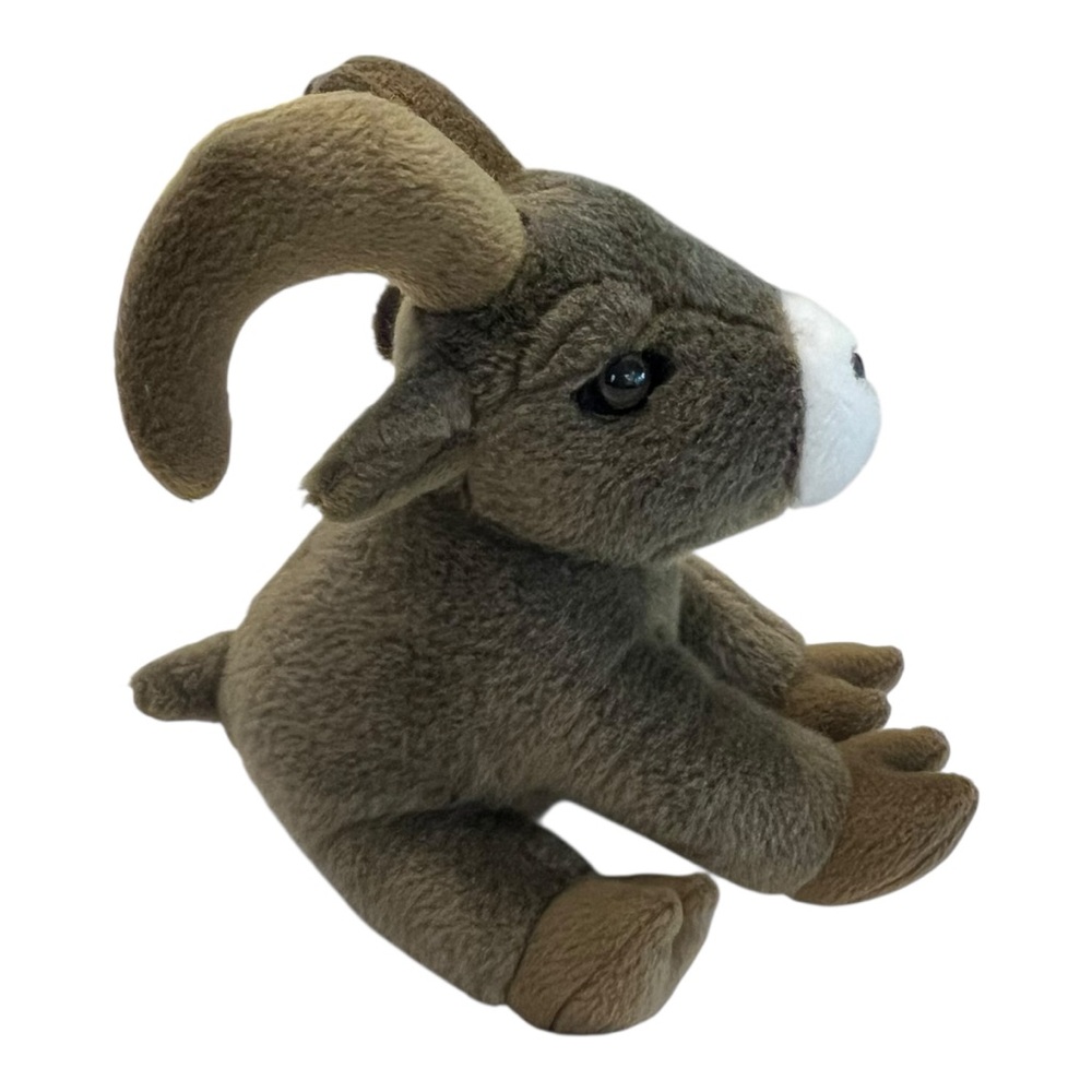 Ivan the Ibex Plush Plush Goat Toy Ram Tiger Tale Toys 8”